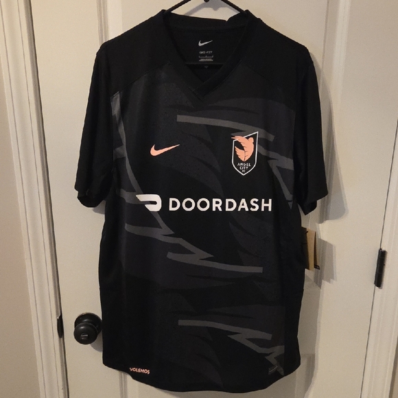 Nike Black and Gray Soccer Jersey - Picture 1 of 7